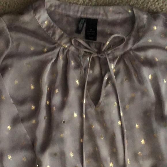 Sheer Long Sleeve Star Shirt - Picture 7 of 9